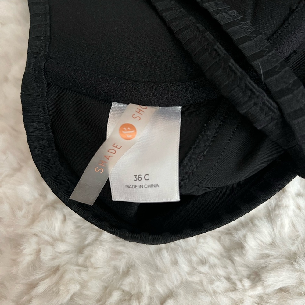 Shade & Shore Black One Peice Swimsuit - Picture 2 of 5